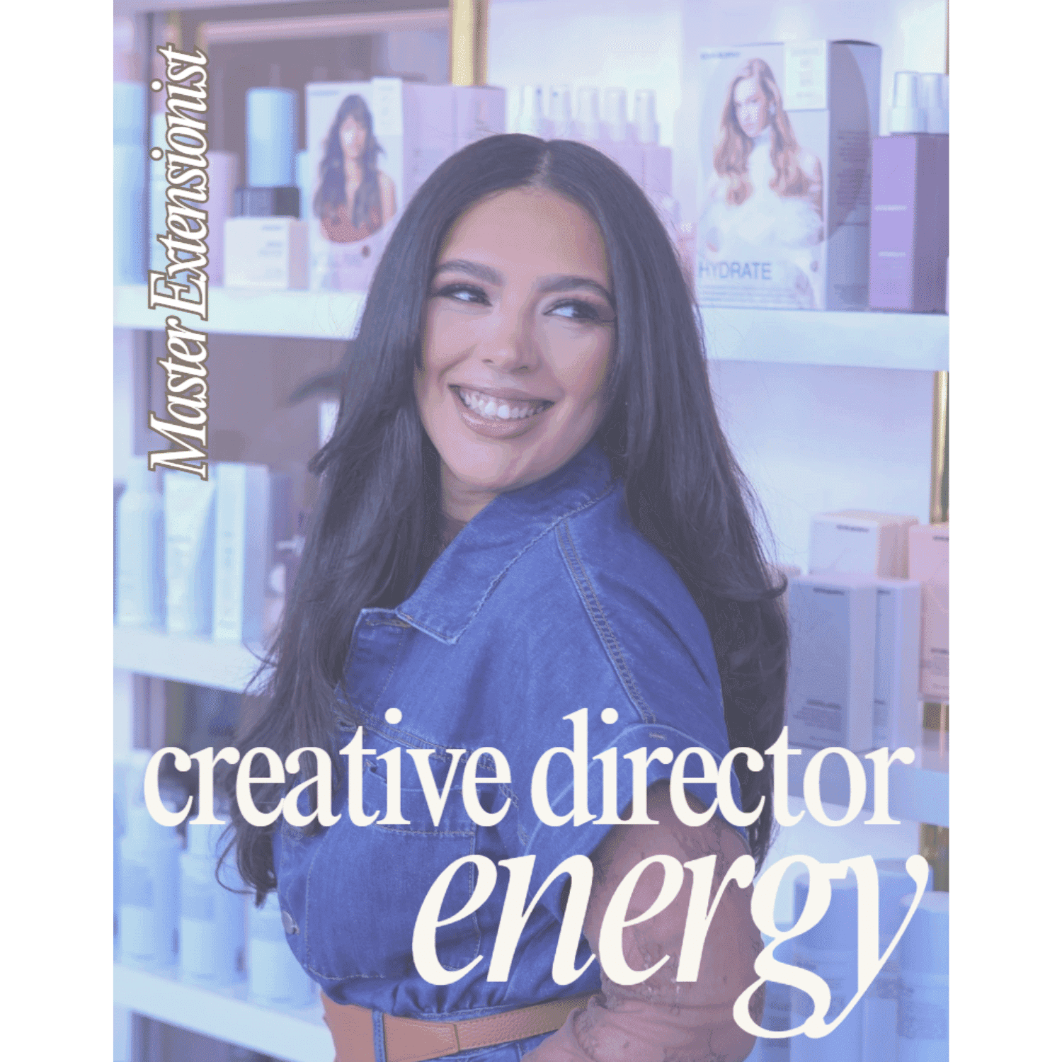 Portrait of Amber R, a professional stylist at Luscious and Co. Beauty, showcasing their expertise and style.