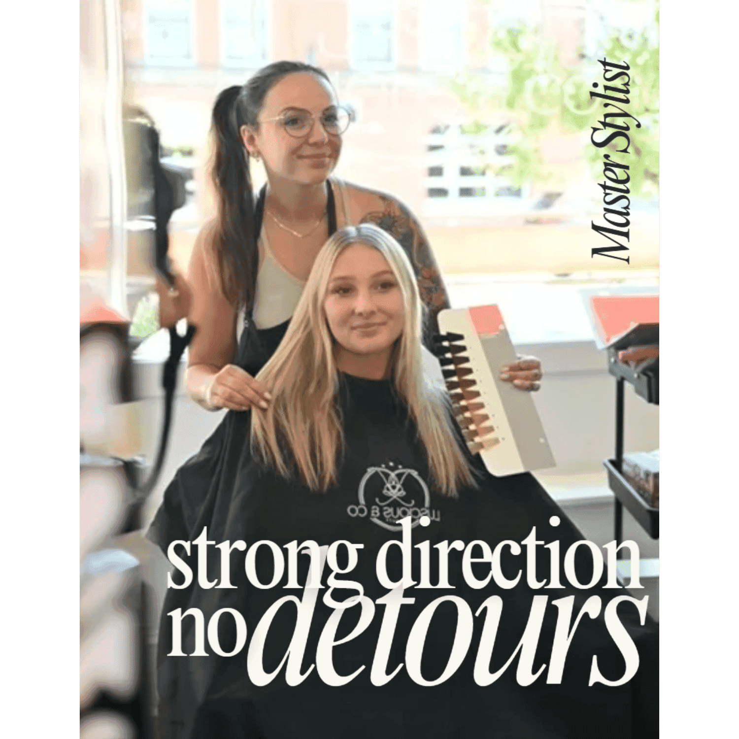 Portrait of Gianna D, a professional stylist at Luscious and Co. Beauty, showcasing their expertise and style.