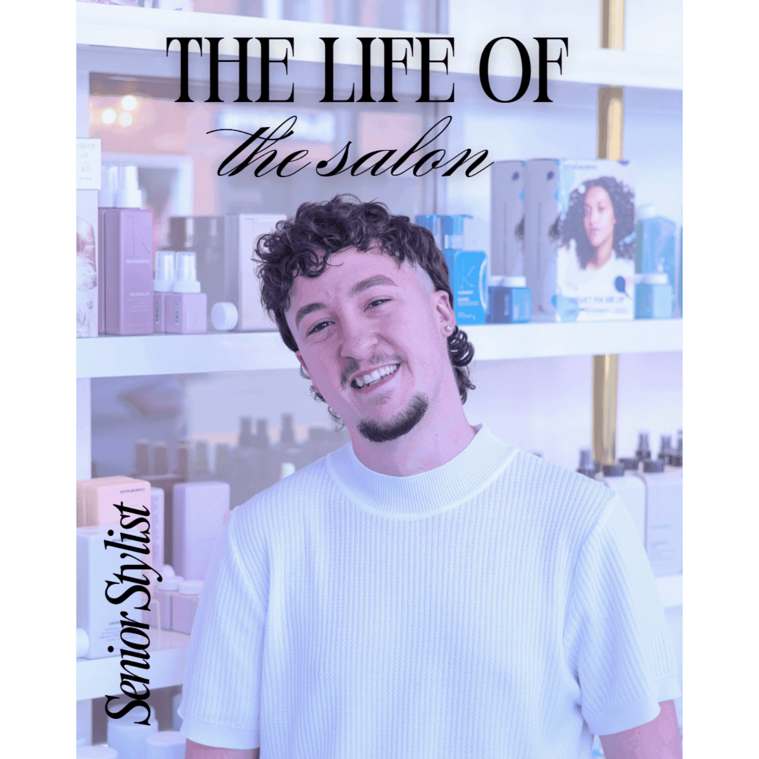 Portrait of Joey S, a professional stylist at Luscious and Co. Beauty, showcasing their expertise and style.